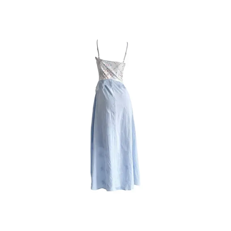 KYKW Slip Dresses Women's Light Blue-1