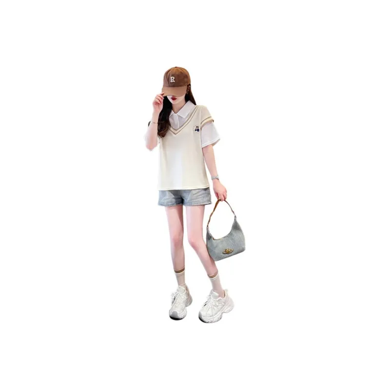 GOSO Drop Shoulder Sleeve T Shirt Women's-0