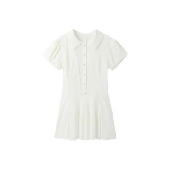 GUOZHEN Short Sleeved Dress Women's