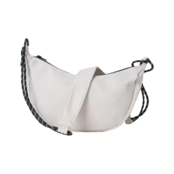 New Balance Fabric Shoulder Bag, Crossbody Bag Regular Unisex Ecru