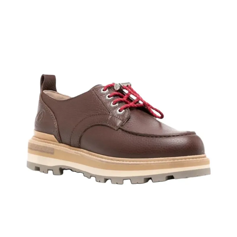Moncler Peka City Casual Shoes Men's Brown-2