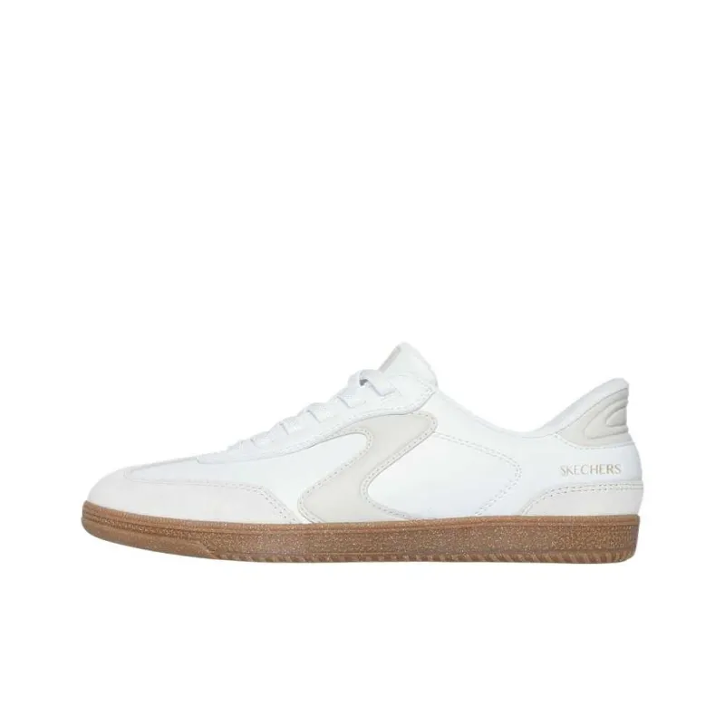Skechers Low Top Casual Shoes Women's White Yellow-0