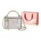 Silver+Shopping Bag