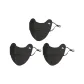 3 Pack, Black