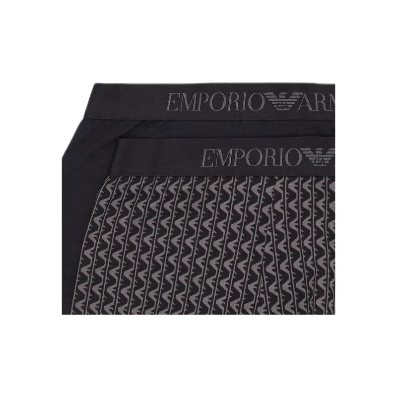 EMPORIO ARMANI Two pack Of Boxer Briefs With A Mixed Pattern Print-2
