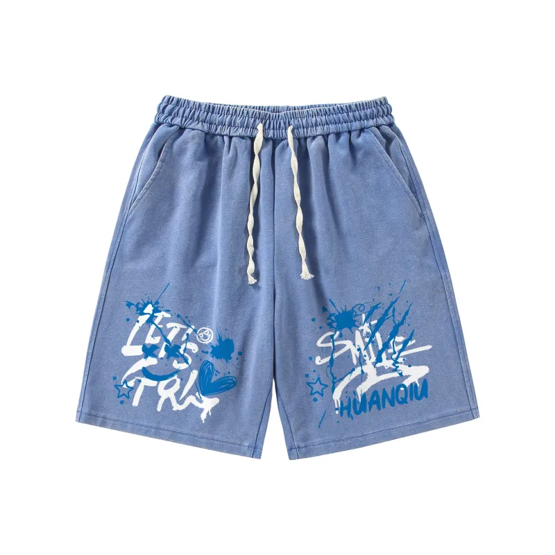 HUANQIU Casual Shorts Unisex-15