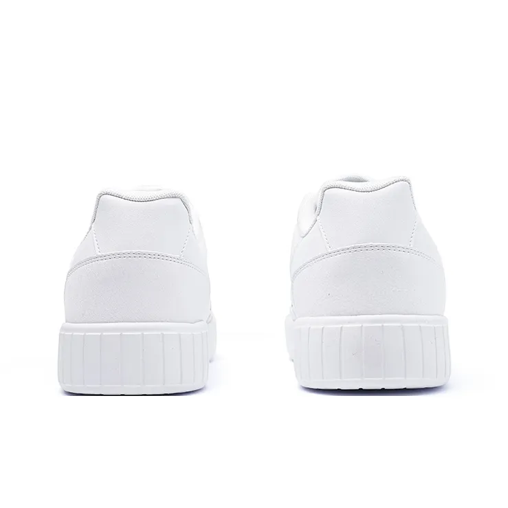 361° Anti Slip Wear Resistant Low Top Skateboard Shoes Men's White Gray-3