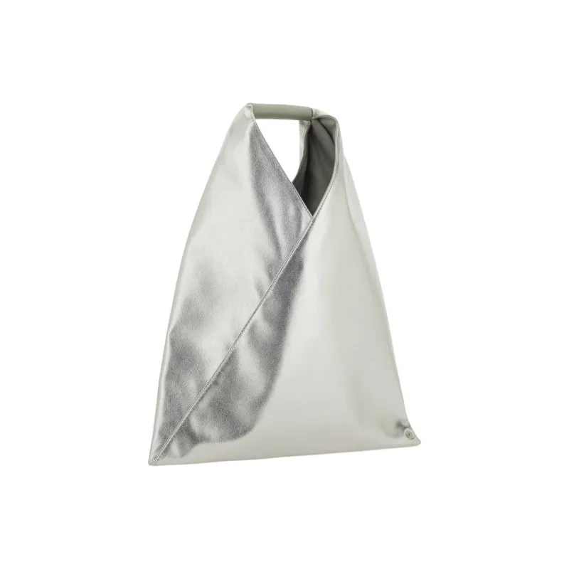 MM6 Maison Margiela Single Handle Handbag Women's Silver-1