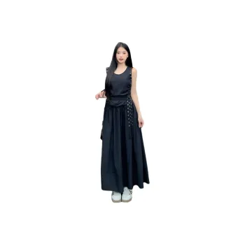 GUAILILUOLI Slip Dresses Women's