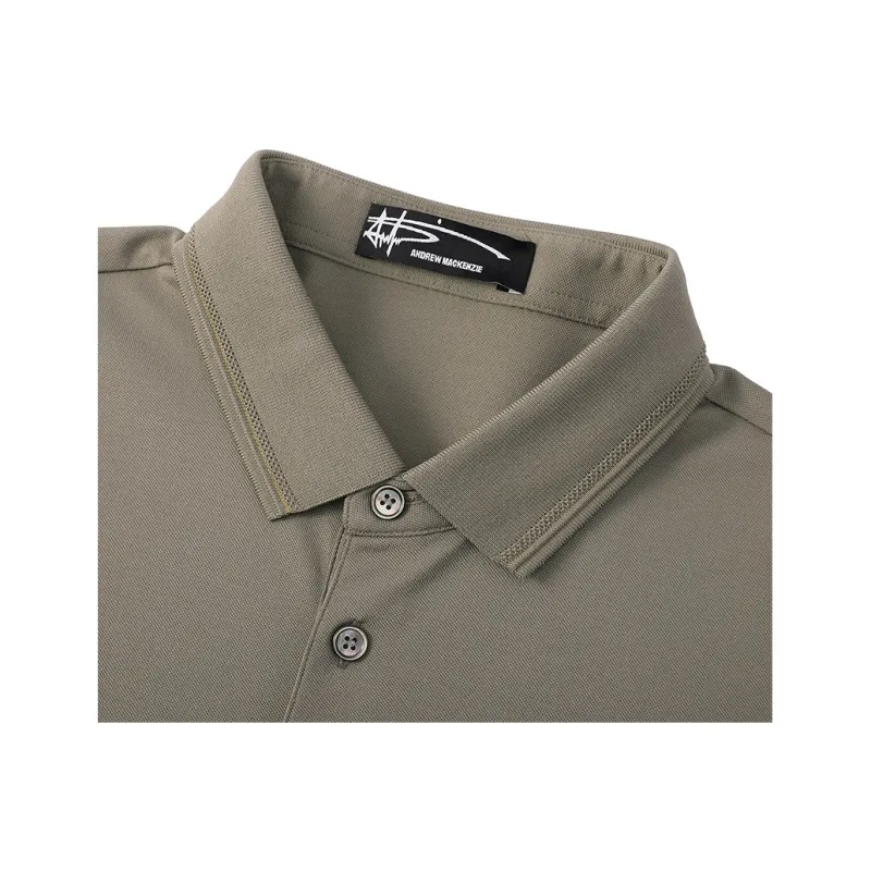 ANDREW MACKENZIE T Shirts Men Khaki-4