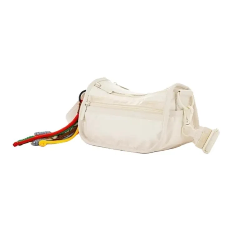 LeSportsac Fabric Shoulder Bag, Crossbody Bag Medium Size Women's Shell White-1