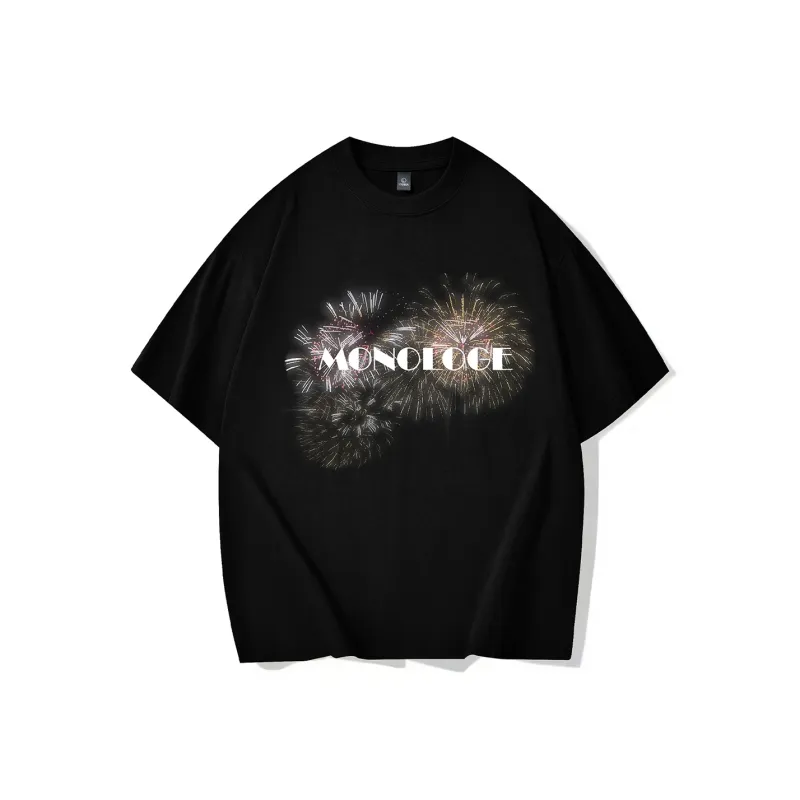 MONOLOGE T Shirts Unisex Black-0