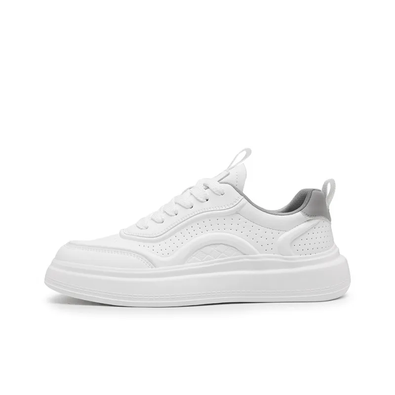 AD Abrasion Resistant, Lightweight, And Breathable Low Top Skateboard Shoes Men's-0