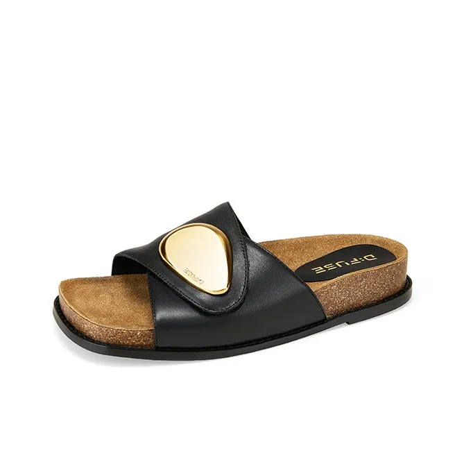 D FUSE SCANDINAVIA Rubber Sole Slip Resistant Slide Slippers Women's-11