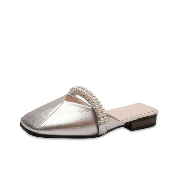WUJI Slip Resistant Abrasion Resistant Closed Toe Slippers Women's