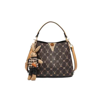FOXER Synthetic Leather Handbag Women's Coffee