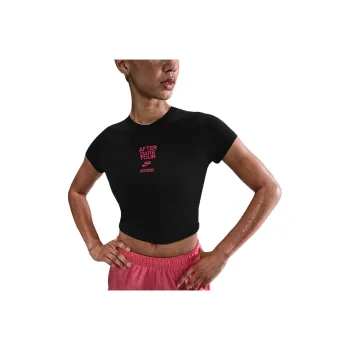 Nike After Dark Tour Women's Slim Short Sleeve Cropped T Shirt