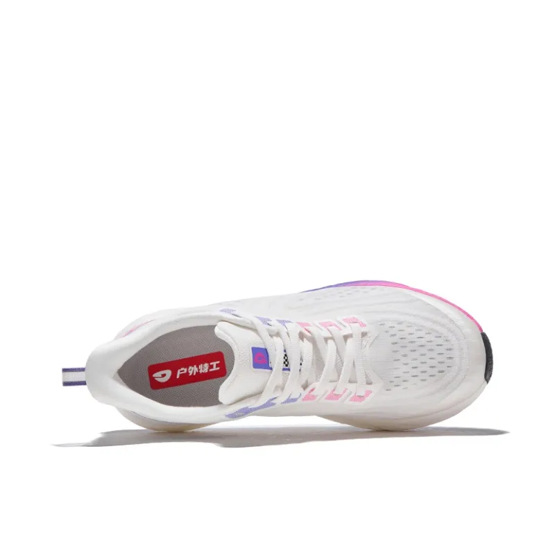 HOT POTATO Running Shoes Unisex Low Top White Purple/White Blue-3