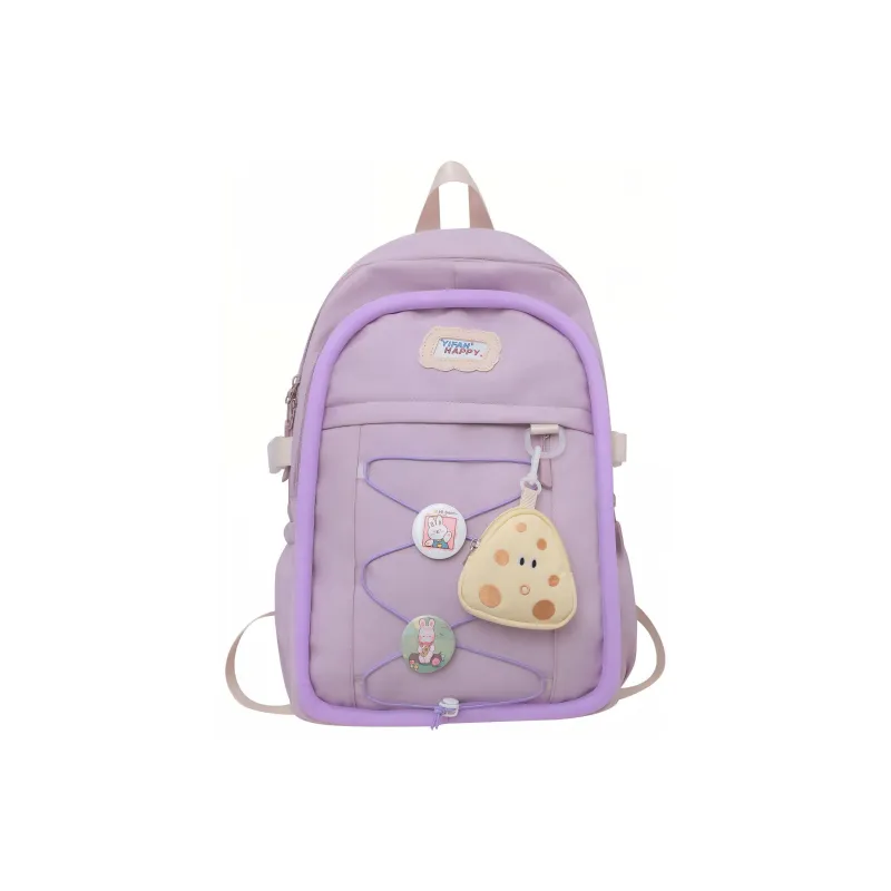 H YXIANG Nylon Backpack Unisex Multicolor-3