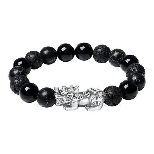 ALI THE FOX Obsidian Bracelets Unisex