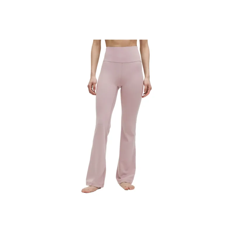 Lululemon Groove NuluHigh Rise Yoga Pants Women's Dusty Pink-0