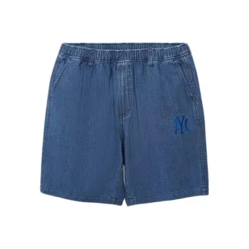 New Era Denim Shorts Unisex Blue