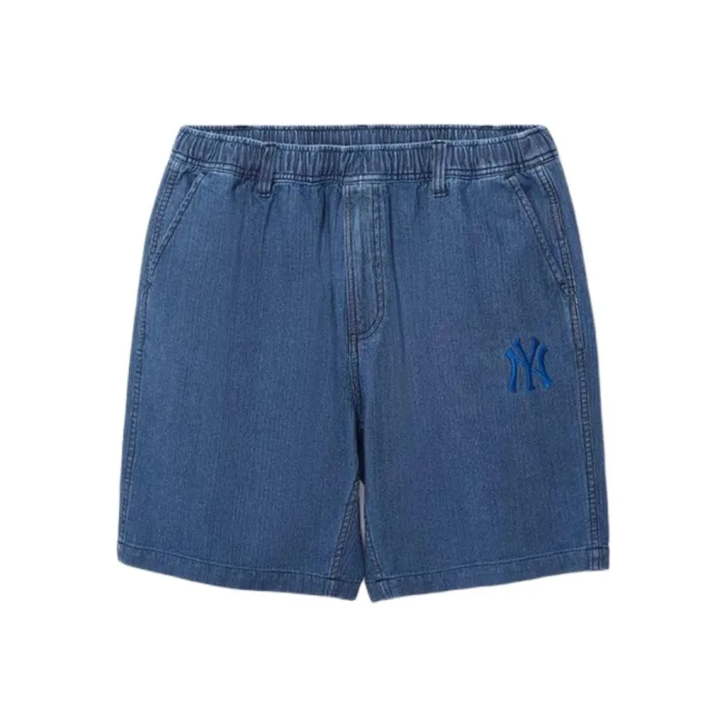 New Era Denim Shorts Unisex Blue-0