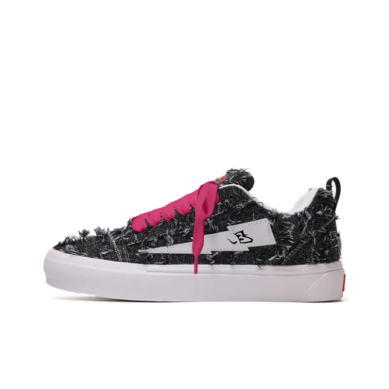 CENPIN Coverage Slip Resistant Impact Resistance Breathable Height Increasing Low Top Skateboard Shoes Unisex Pink-6