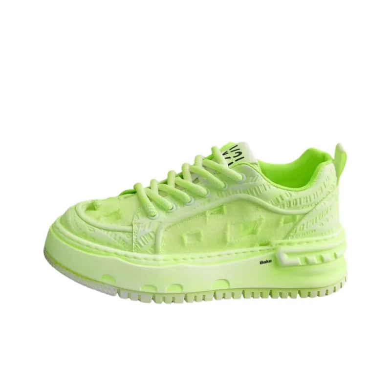 BAKE Anti Slip Wear Resistant Low Top Skateboard Shoes Men's-5