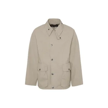 BARBOUR Jackets & Coats Men's Paint White