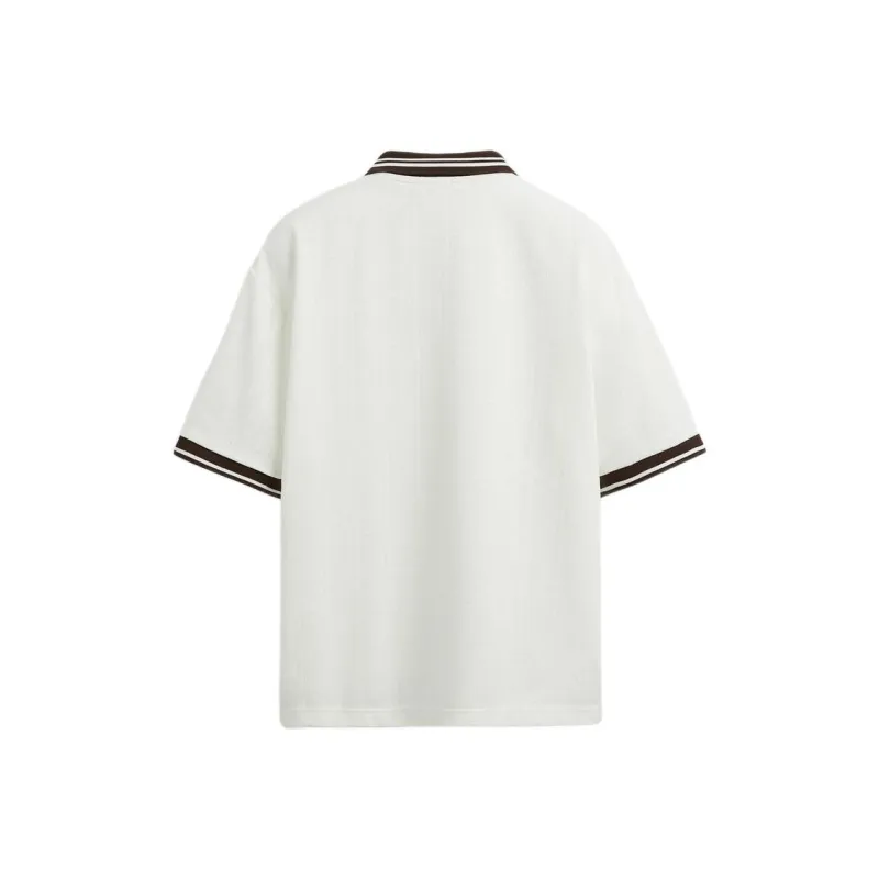 ZARA Polo Shirts Men White-1