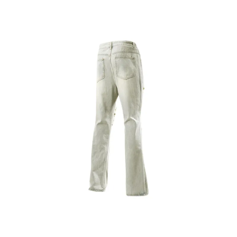 DABAISHA Jeans Unisex Yellow Mud-4
