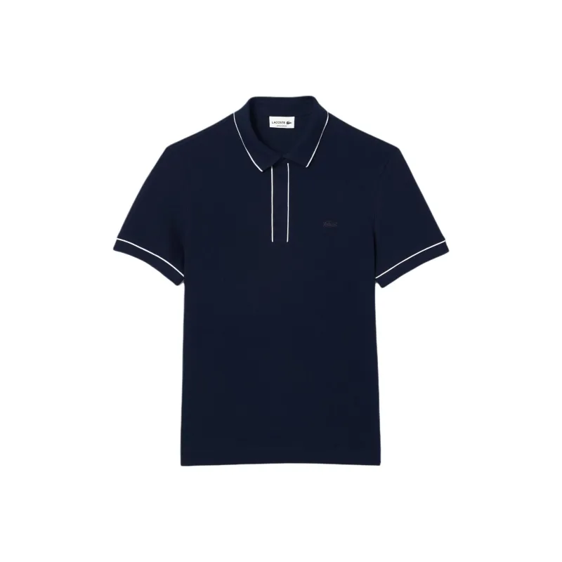 LACOSTE Contrast-trim Polo Shirt-0