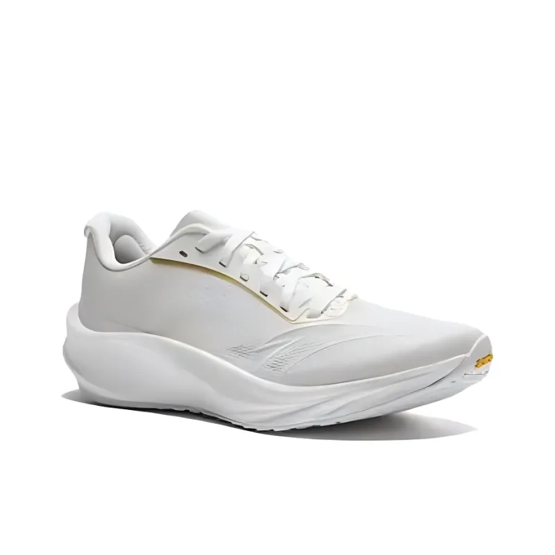 Anta Asphalt Road Dominator 3V Cushioning And Breathable Low Top Training Racing Running Shoes Men's White Gold-1