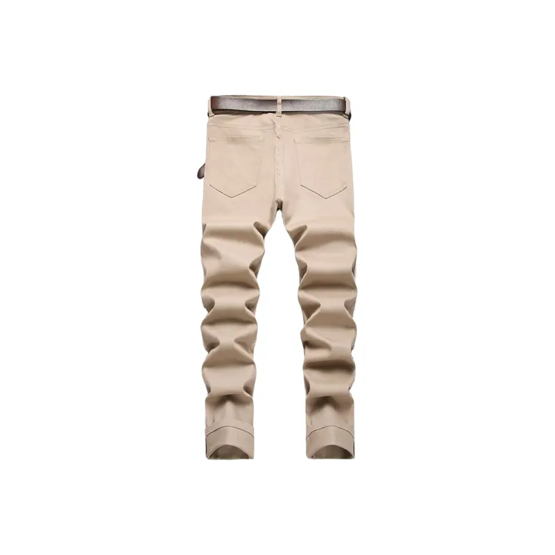 F.K.V.A Jeans Unisex Light Khaki-1