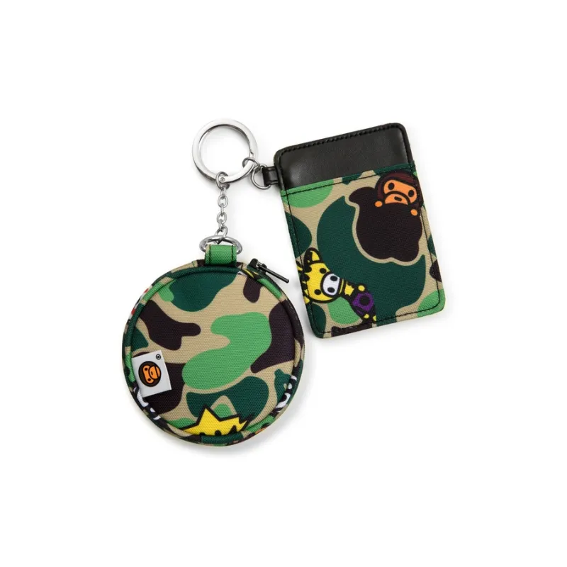 BABY MILO STORE BY A BATHING APE Fabric Card Holder Regular Women's Green-1