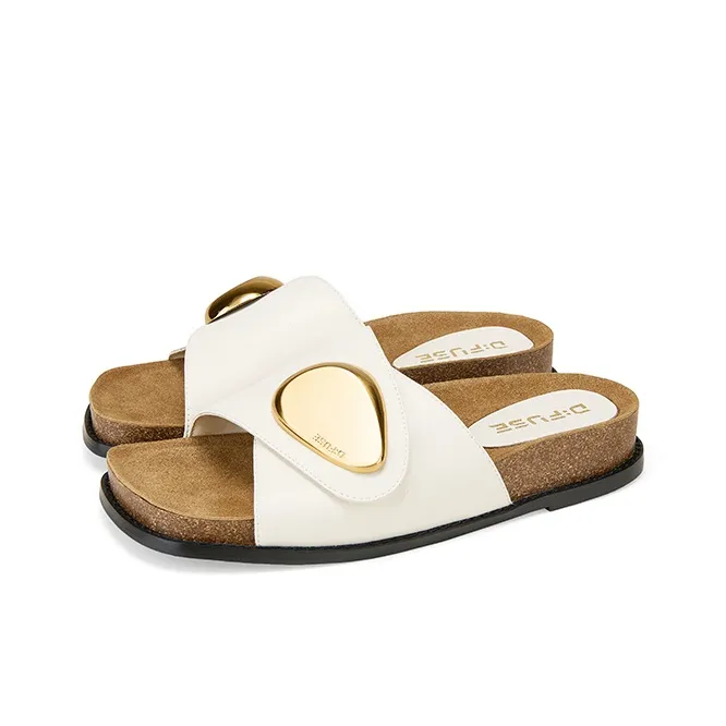 D FUSE SCANDINAVIA Rubber Sole Slip Resistant Slide Slippers Women's-7