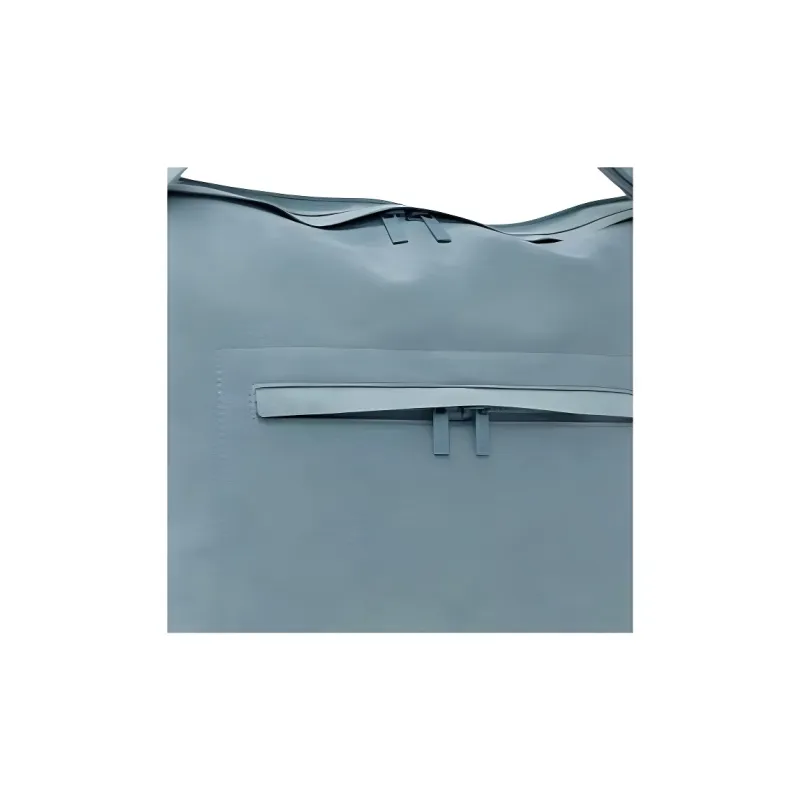 Homme Plissé Issey Miyake Ronan Bouroullec X RB_BAS Relief Faux Suede Shoulder Bag Men's Blue-3