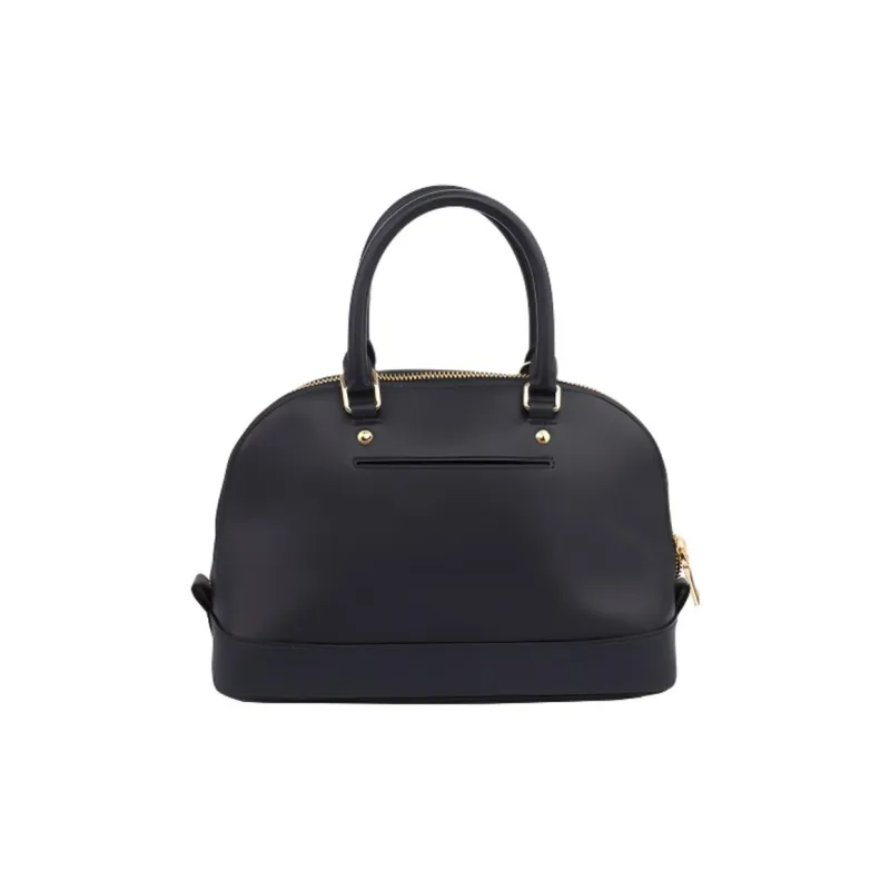 COACH Sierra Leather Dome Bag Handbag Shoulder Bag Crossbody Bag Mini Women's Blue Black-2