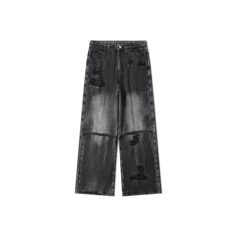 ACE VESTITI Jeans Unisex Black-0