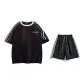 2-Pack (Black Top+Black Shorts)