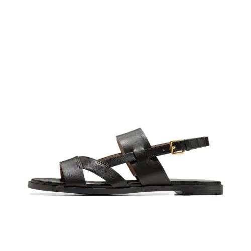 cole TSHIRT HAAN One Strap Sandals Women's Black