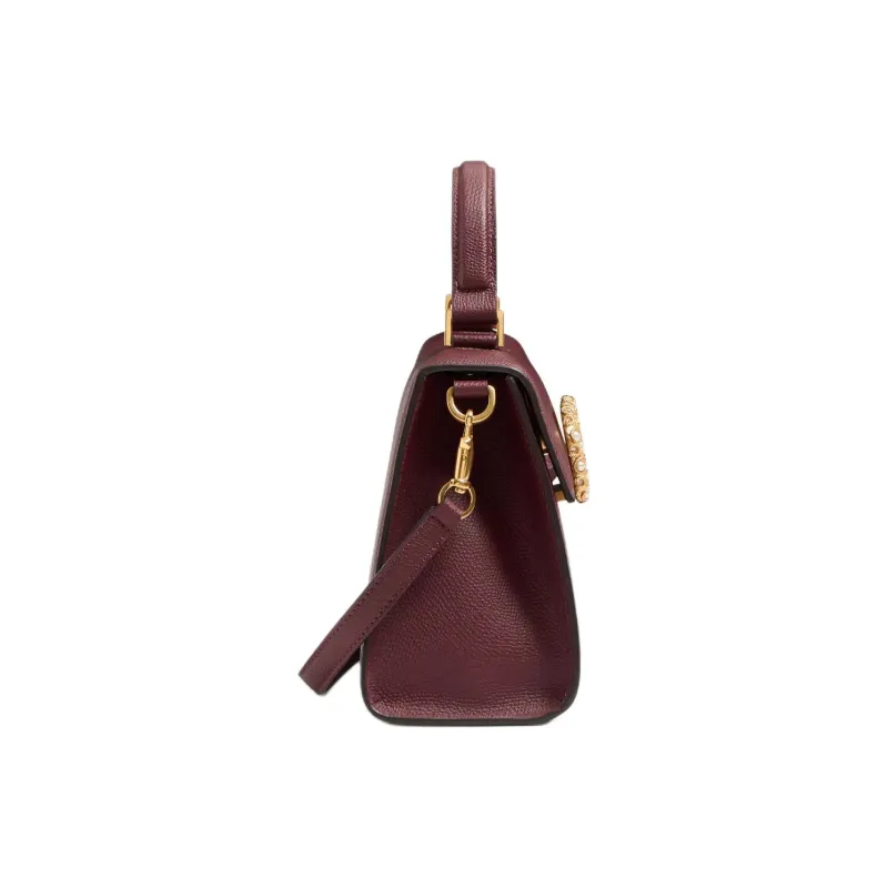 Valentino Cow Leather Handbag Trumpets Women's-3