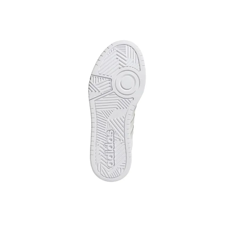 Adidas HOOPS 3.0 Anti Slip Wear Resistant Low Top Skateboard Shoes Women's White-5