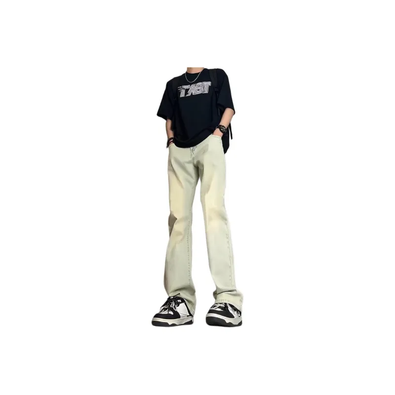 CENPIN Jeans Unisex Flare Night Black-6