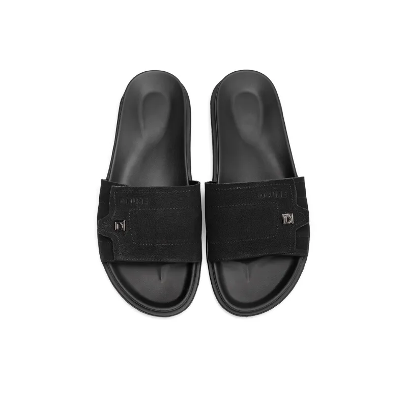 D FUSE SCANDINAVIA Slip Resistant Slide Slippers Men's Black-4