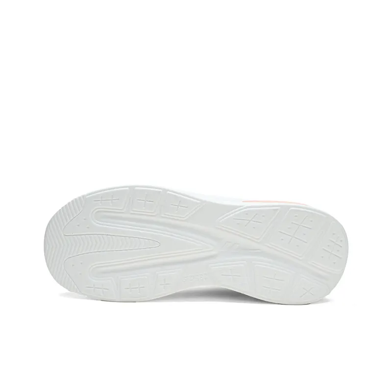 Warrior Slip Resistant, Abrasion Resistant, Breathable Low Top Casual Running Shoes Women's White Purple-4