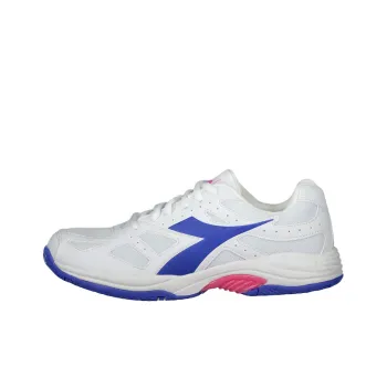 Diadora Anti Slip Wear Resistant Low Top Training Shoes Women's White