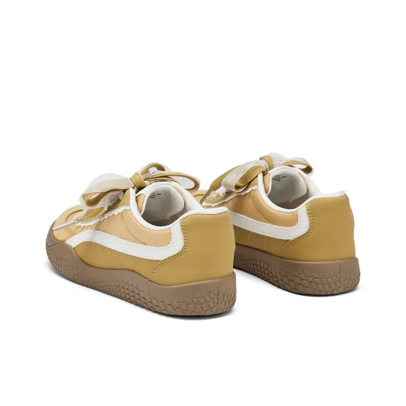 Hotwind Cream Lace Series Anti Slip Wear Resistant Low Top Casual Shoes Women's-7