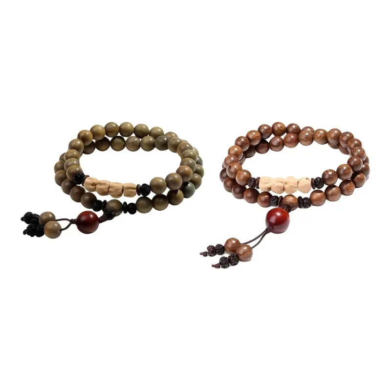 ZHOUDIWANG Sandalwood Bracelets Unisex-13